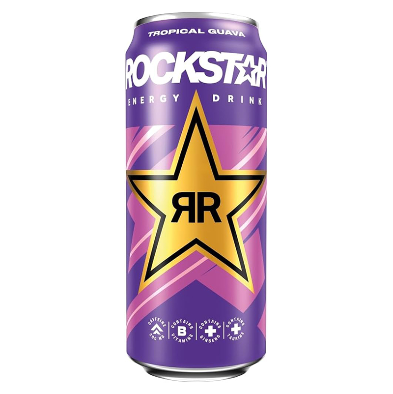 Rockstar Tropical Guava Flavour 500ml(BF:2025-04-30)