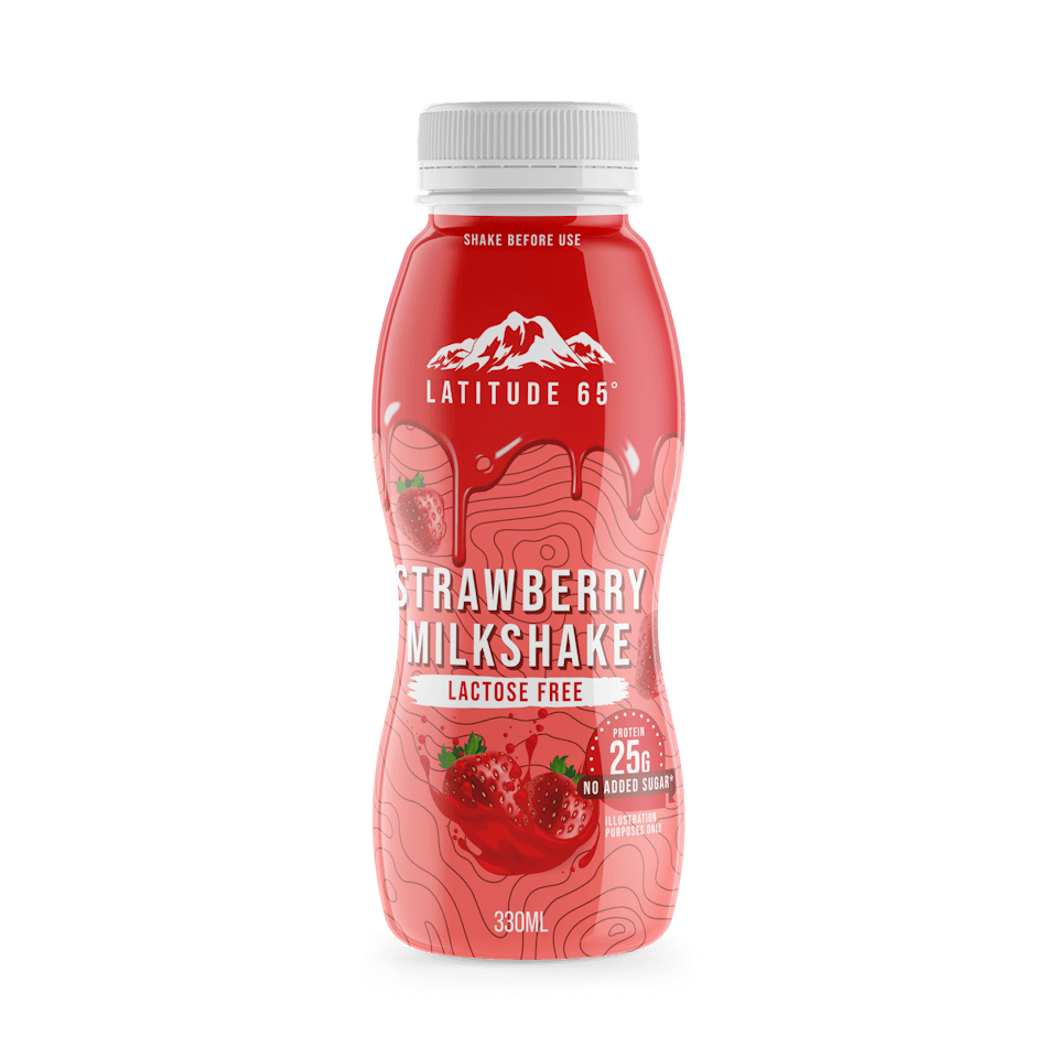 Latitude 65 Milkshake - Strawberry 33cl