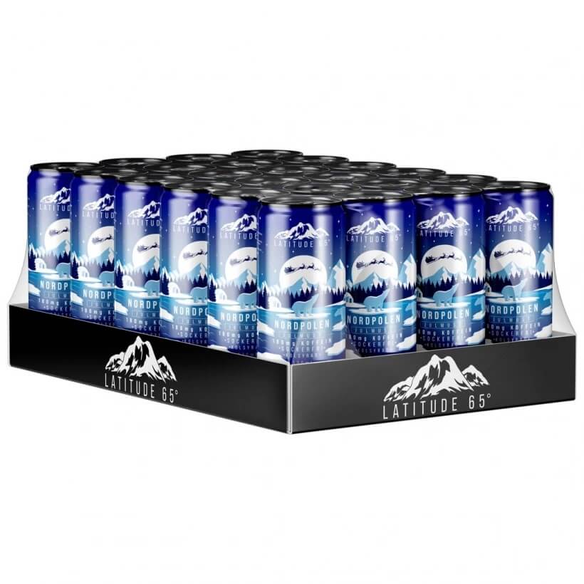 Latitude 65 Nordpolen - Julmust 33cl x 24st (helt flak)