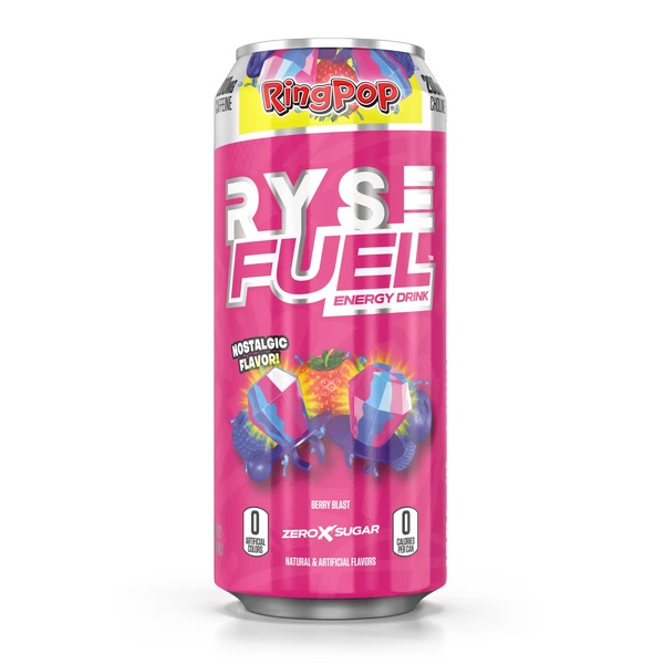 Ryse Fuel Energy Drink - Ring Pop Berry Blast 473ml (BF: 2025-05-31)