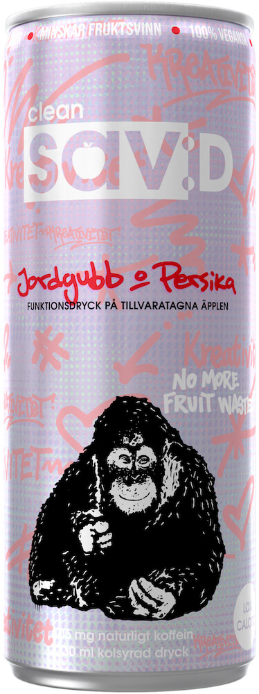 Clean Drink Sav:D - Jordgubb Persika 33cl