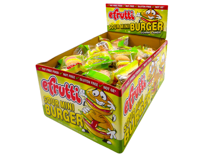 eFrutti Gummi Sour Mini Burgers 60st