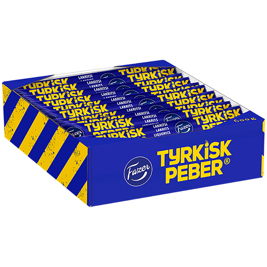 Fazer Tyrkisk Peber 20g x 30st (hel låda)(BF:2025-04-09)