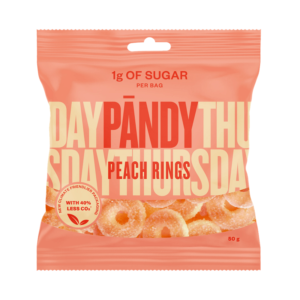 Pandy Candy Peach Rings 50g