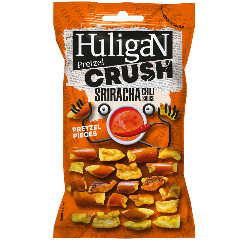 Huligan Pretzel Crush - Sriracha Chili Sauce 65g(BF:2025-02-08)