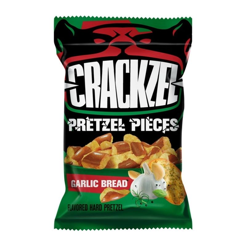 Crackzel Pretzel Pieces Garlic Bread 85g (BF: 2025-01-11)