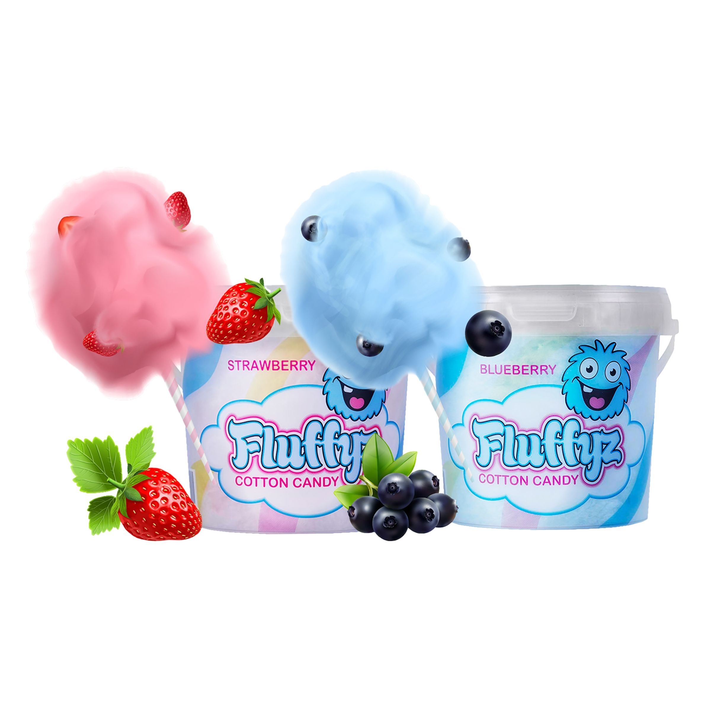 Fluffyz Sockervadd - Naturell