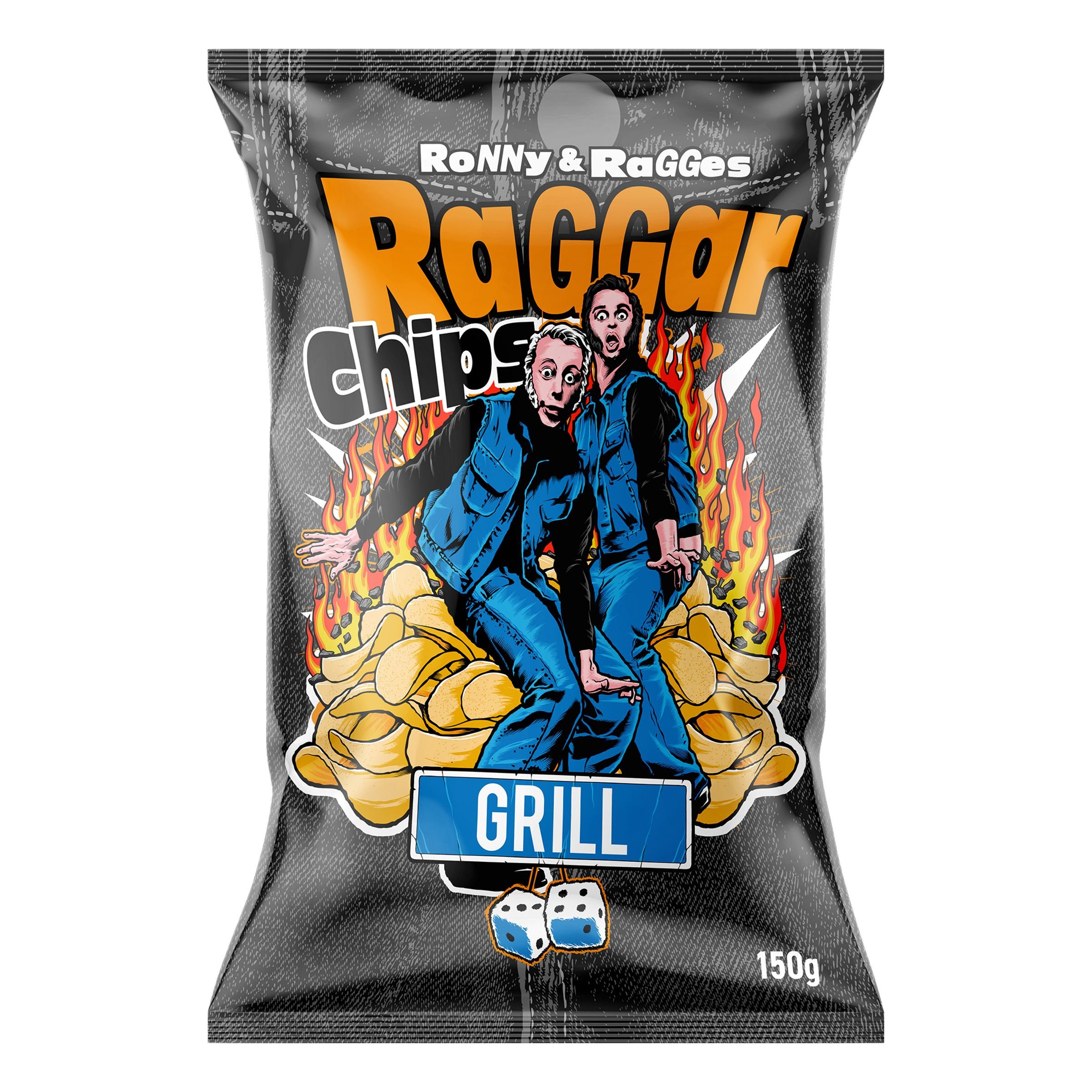 Raggarchips Grill - 150 gram