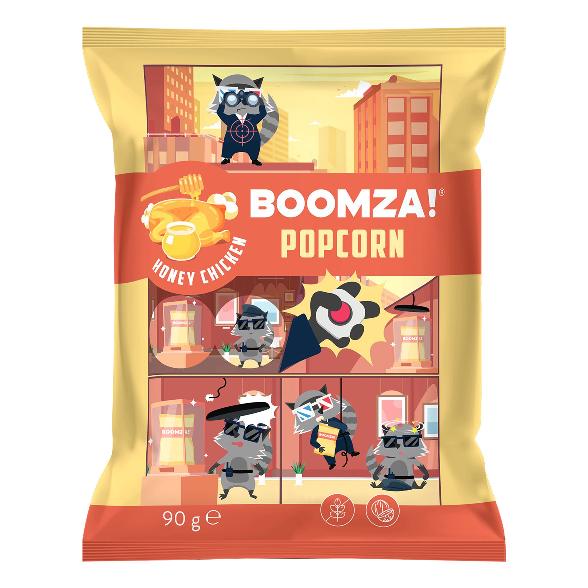 Boomza Popcorn Honey Chicken - 90 gram