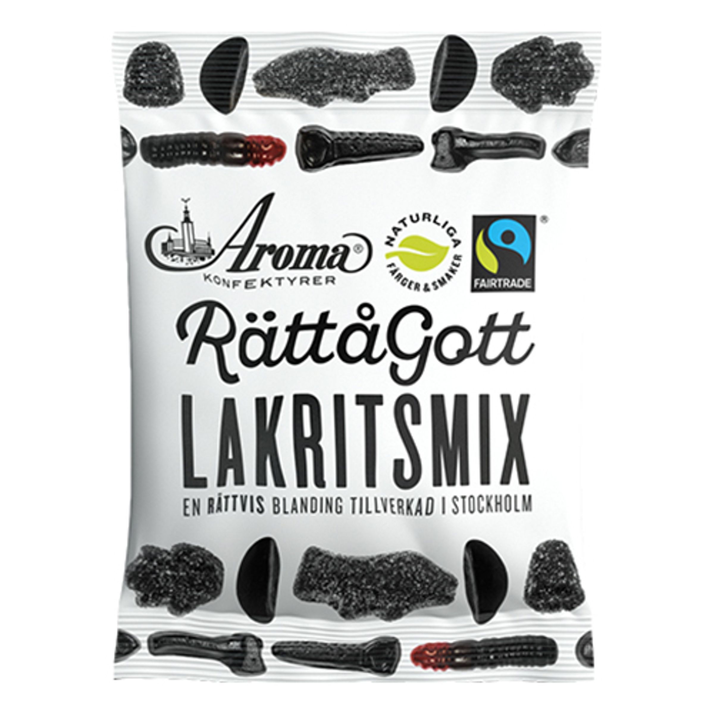 RättåGott Lakritsmix - 140 gram