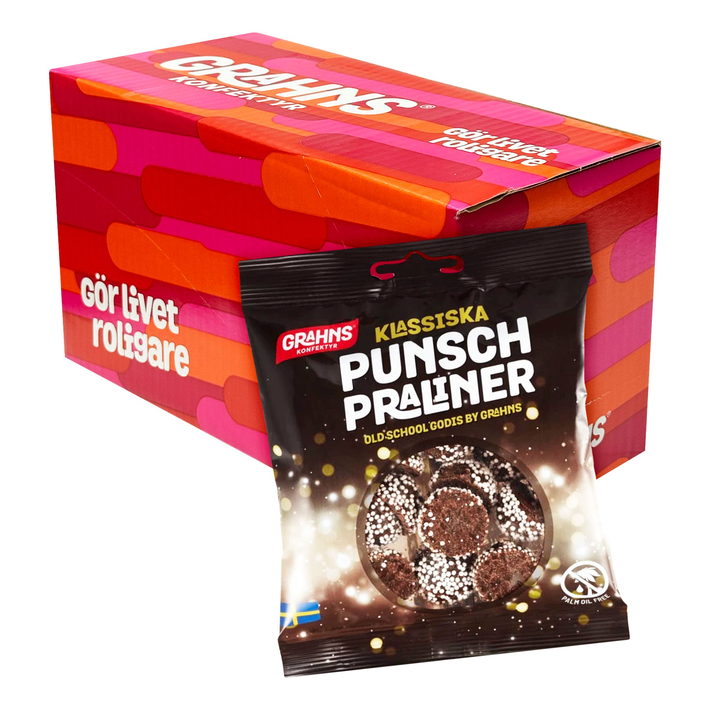 Grahns Punchpraliner Storpack - 10-pack