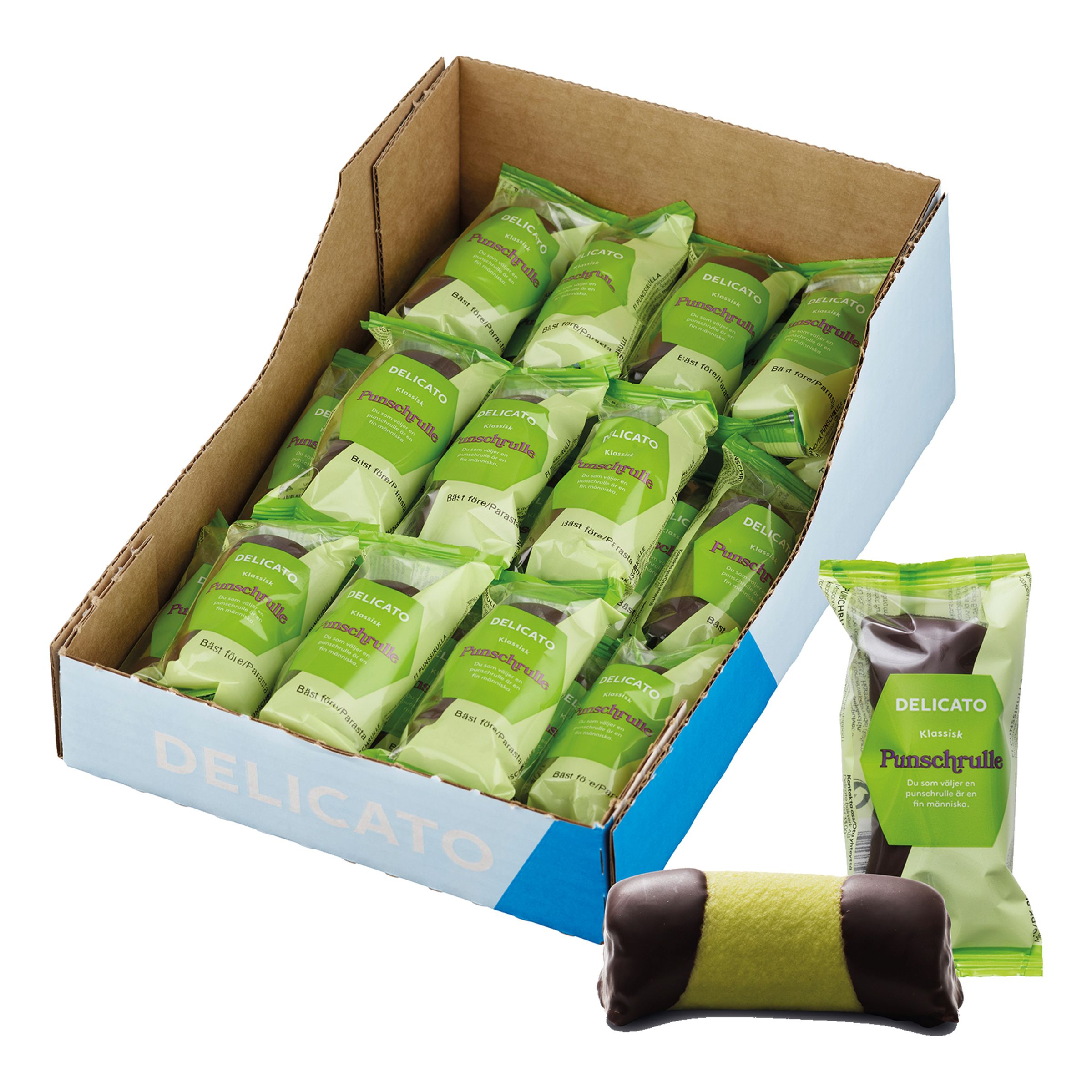 Delicato Punschrulle Storpack - 25-pack
