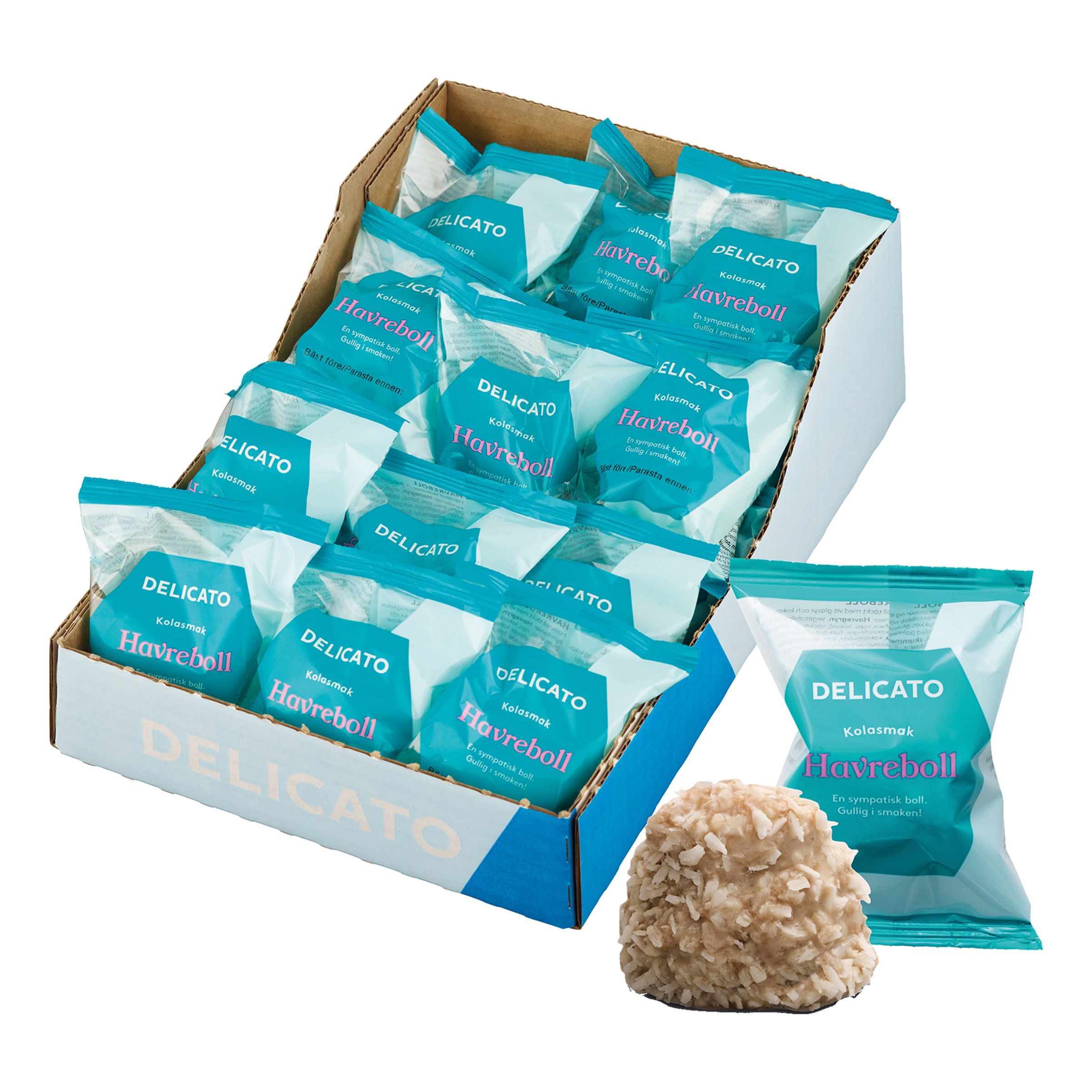 Delicato Havreboll Storpack - 25-pack
