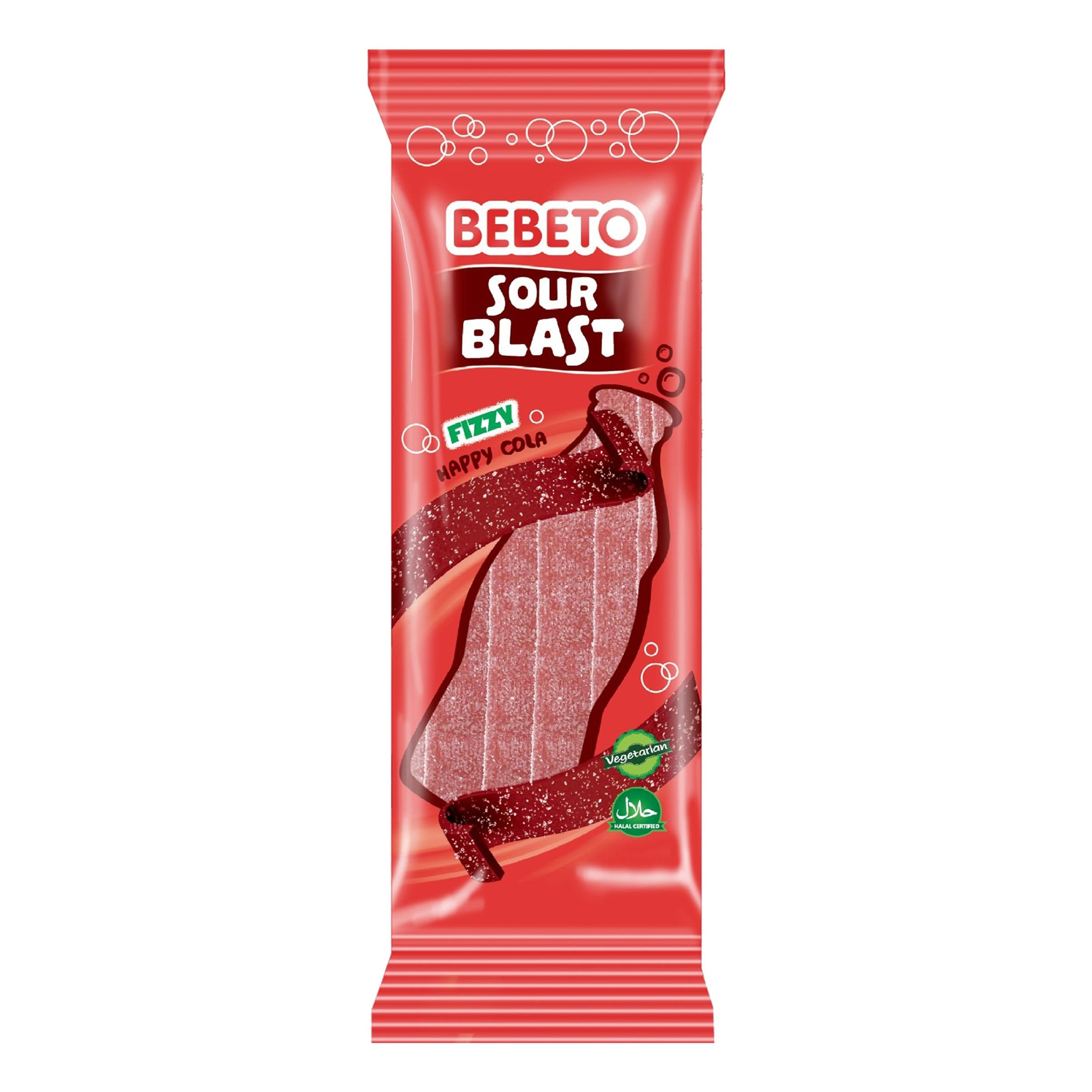 Wacky Sticks Sour Cola Belt - 180 gram