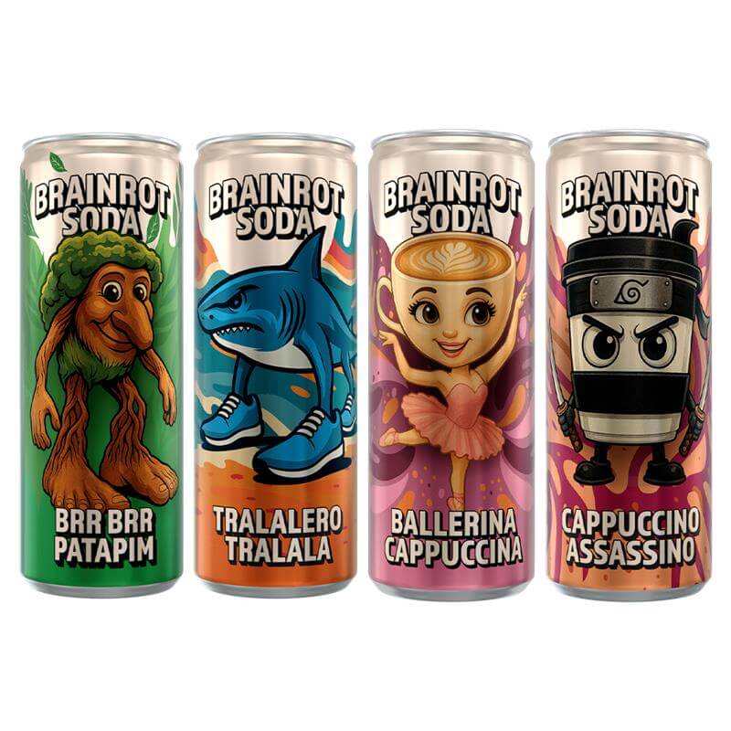 Brainrot Soda 25cl 4-pack