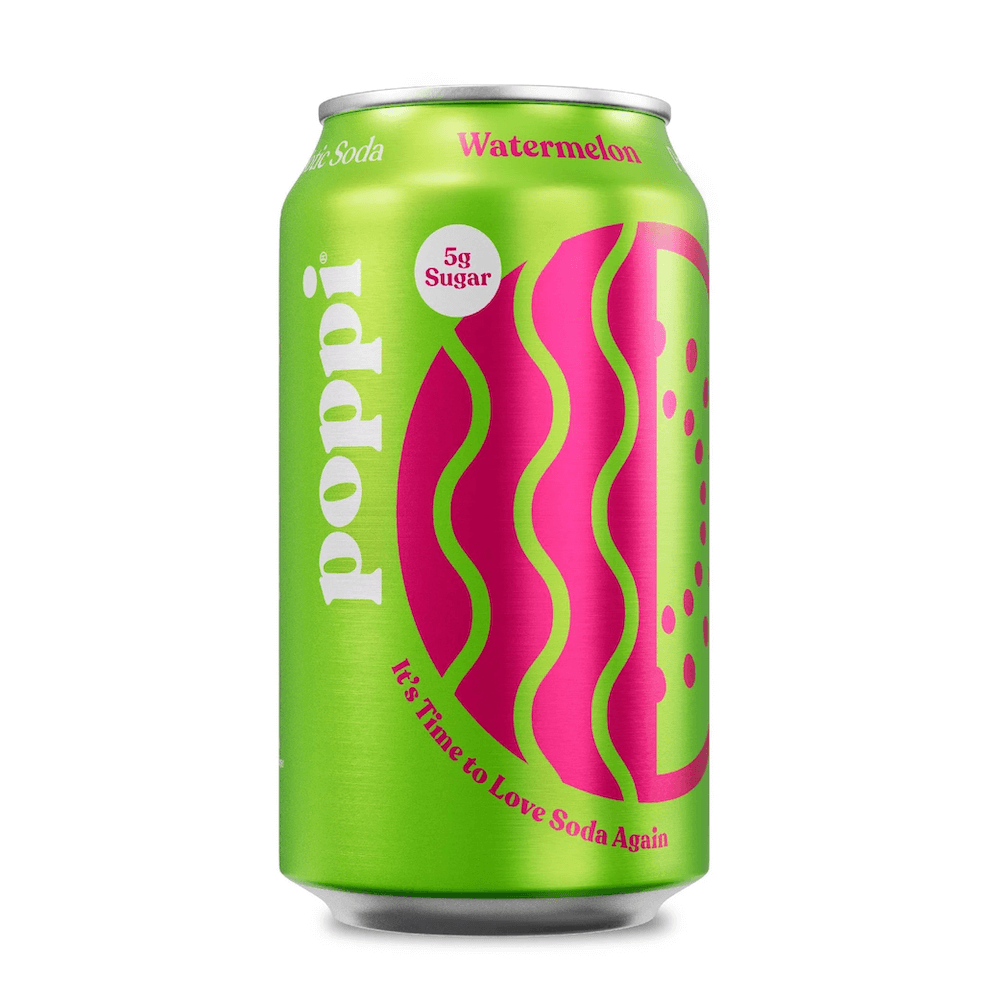 Poppi Prebiotic Soda Watermelon 355ml
