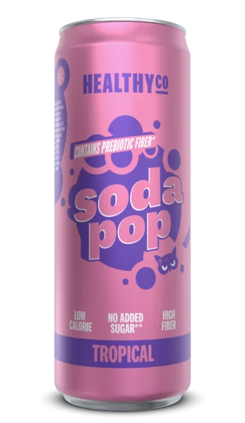 HealthyCo Soda Pop Prebiotic Tropical 330ml