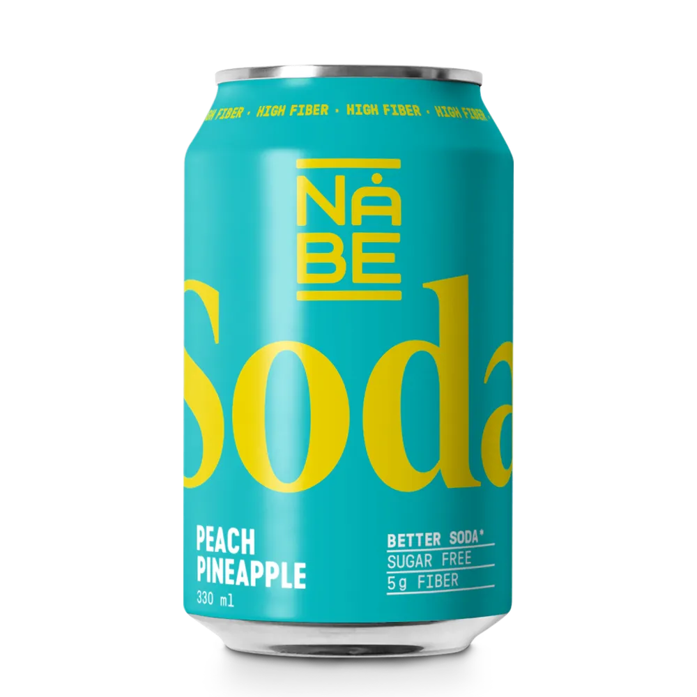NÅBE Soda Peach Pineapple 33cl