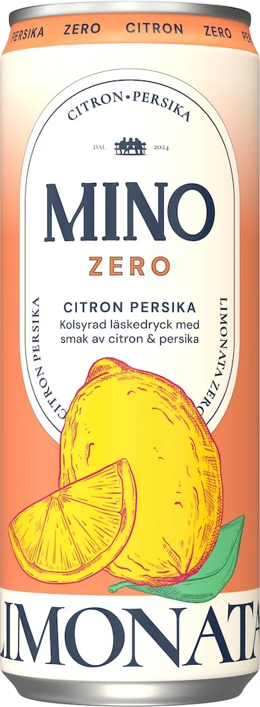 Mino Zero Citron & Persika 33cl