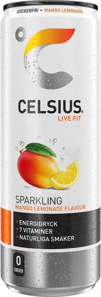 Celsius Mango Lemonade 355ml