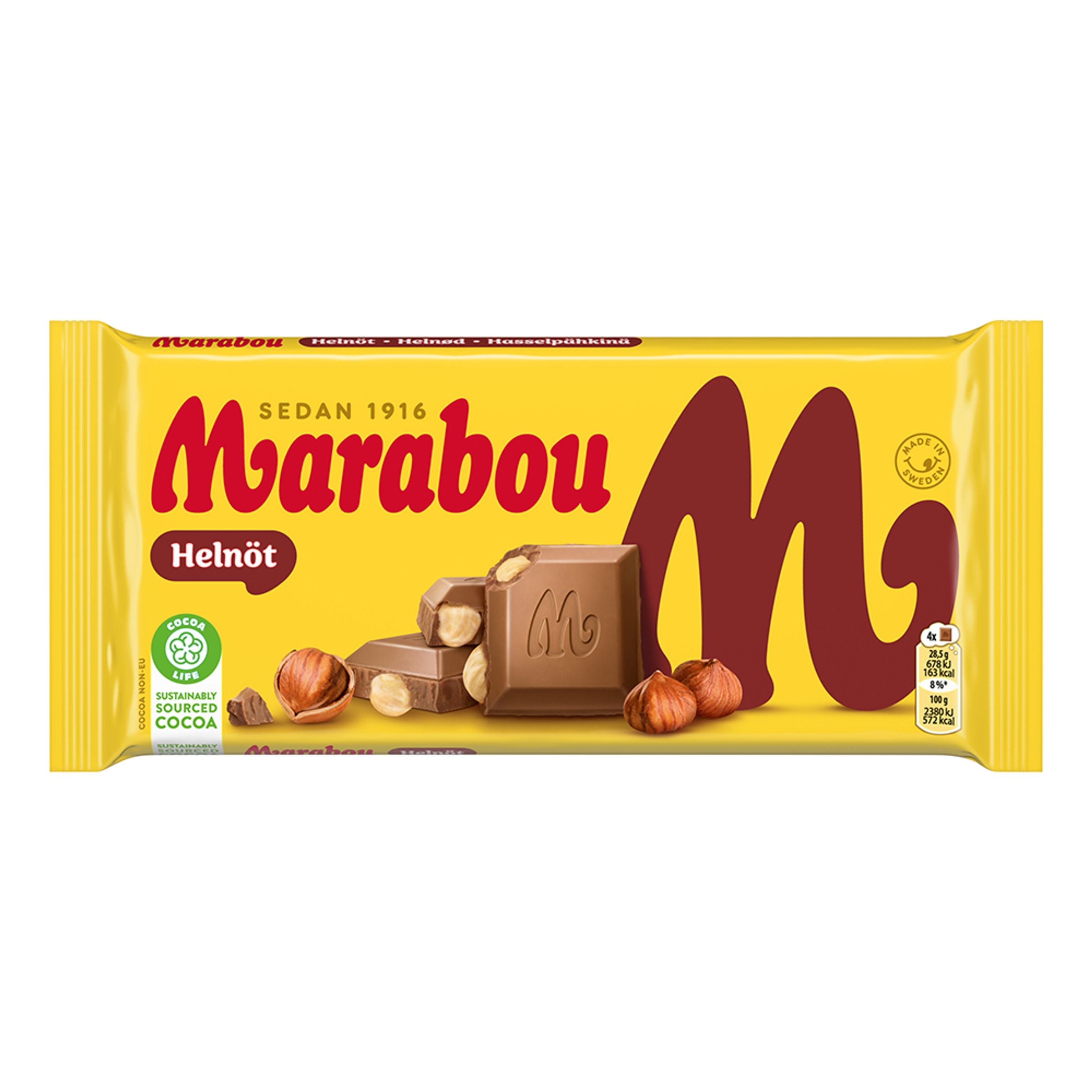 Marabou Helnöt Chokladkaka - 160 g