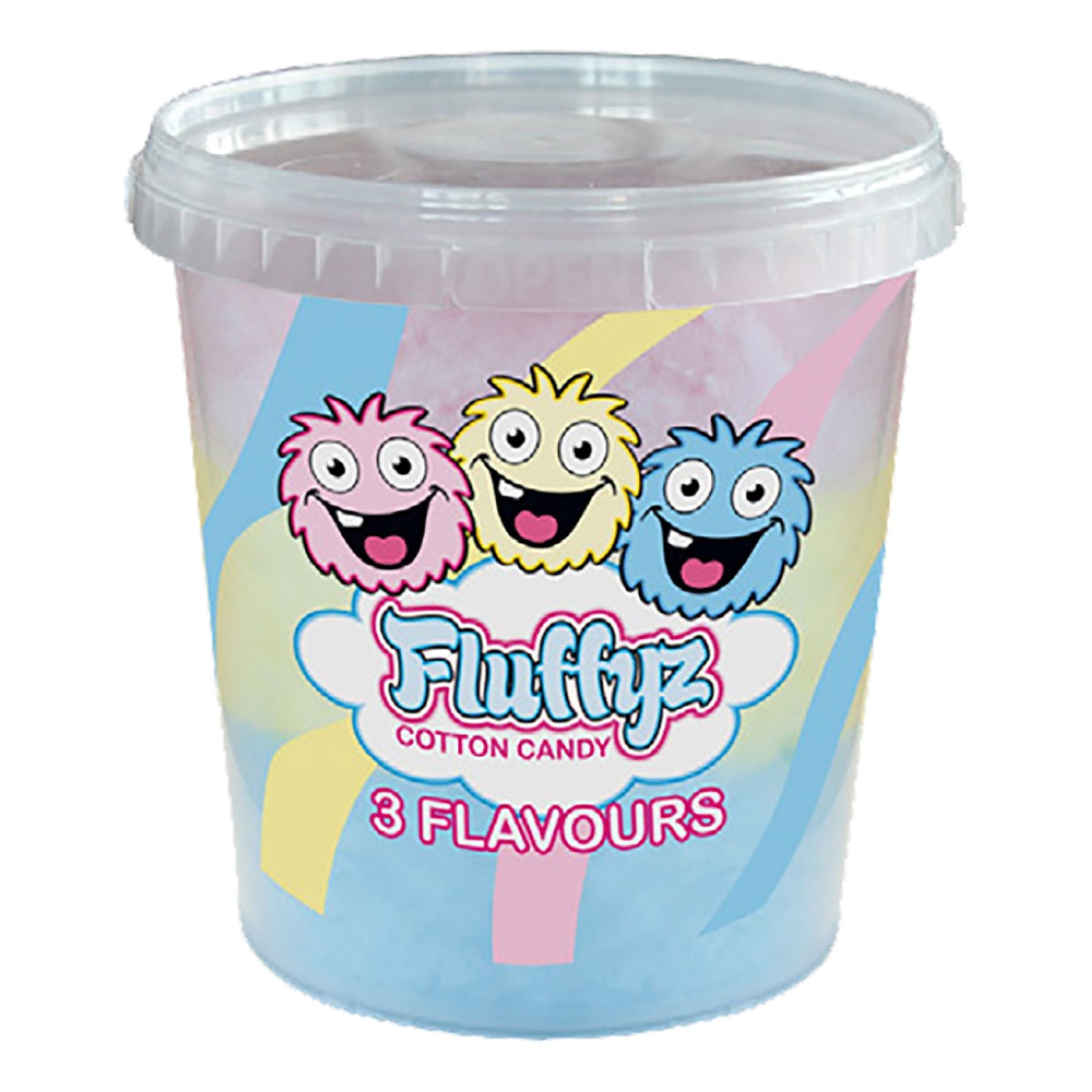 Fluffyz Sockervadd Blandade - 50 g