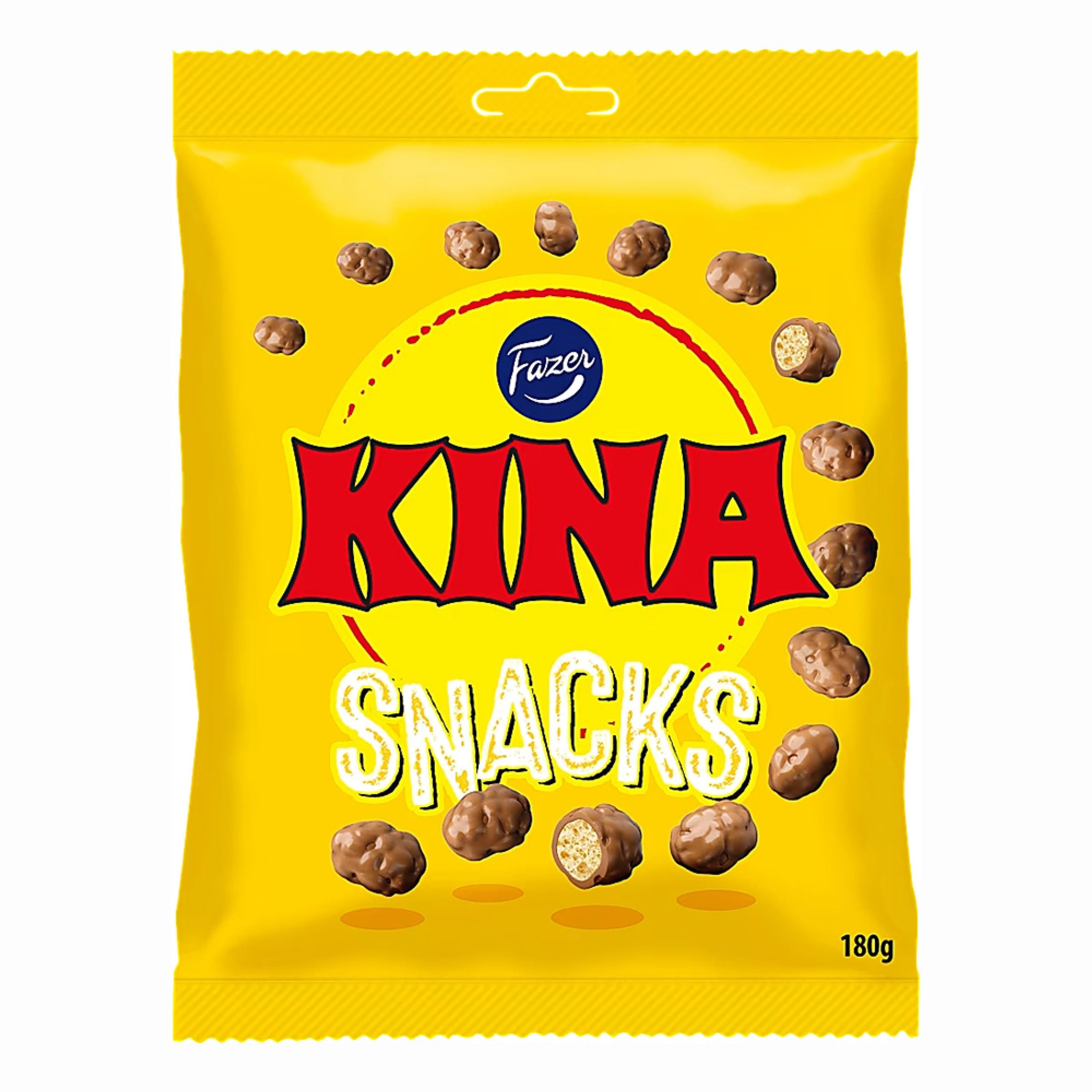 Fazer Kina Snacks Gul - 180 g
