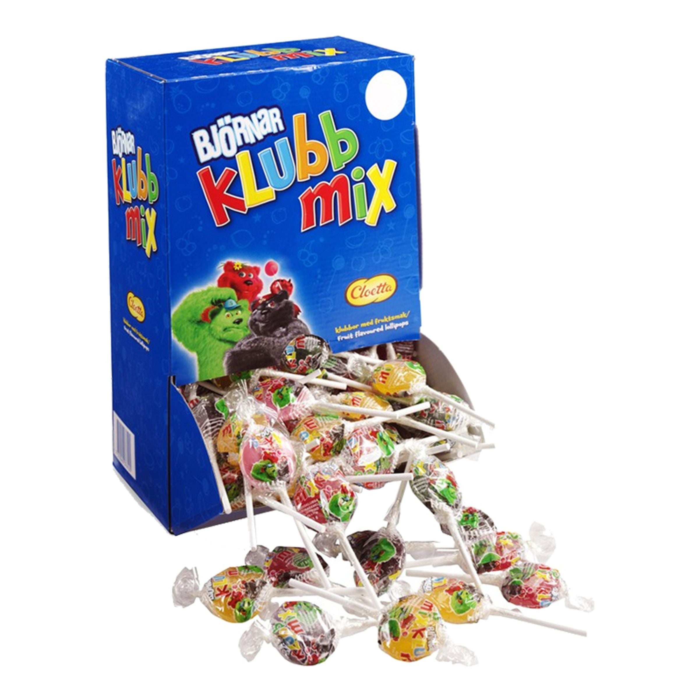 Cloetta Björnar Klubbmix Storpack - 2 kg