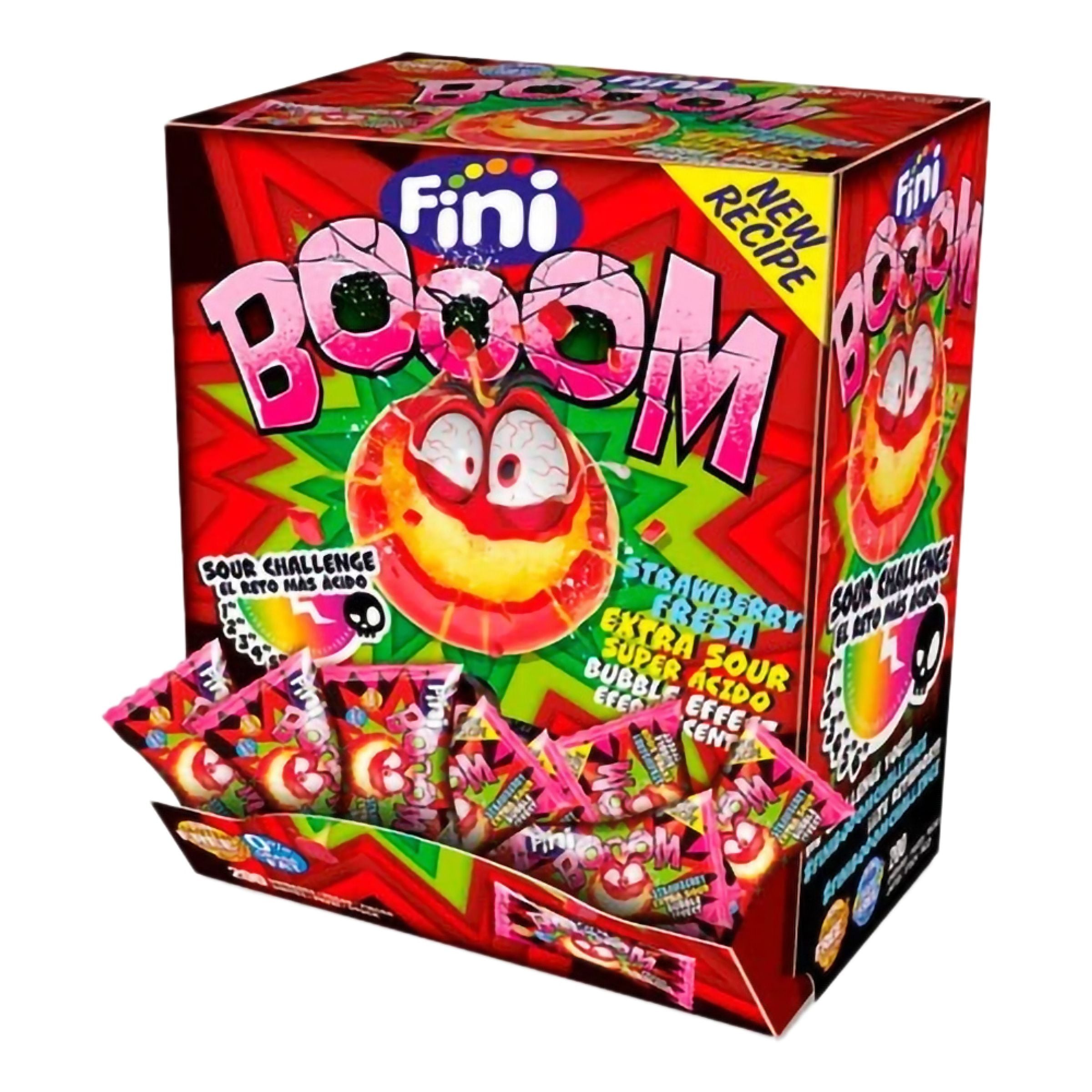 Fini Boom Strawberry Extra Sour Storpack - 1 kg