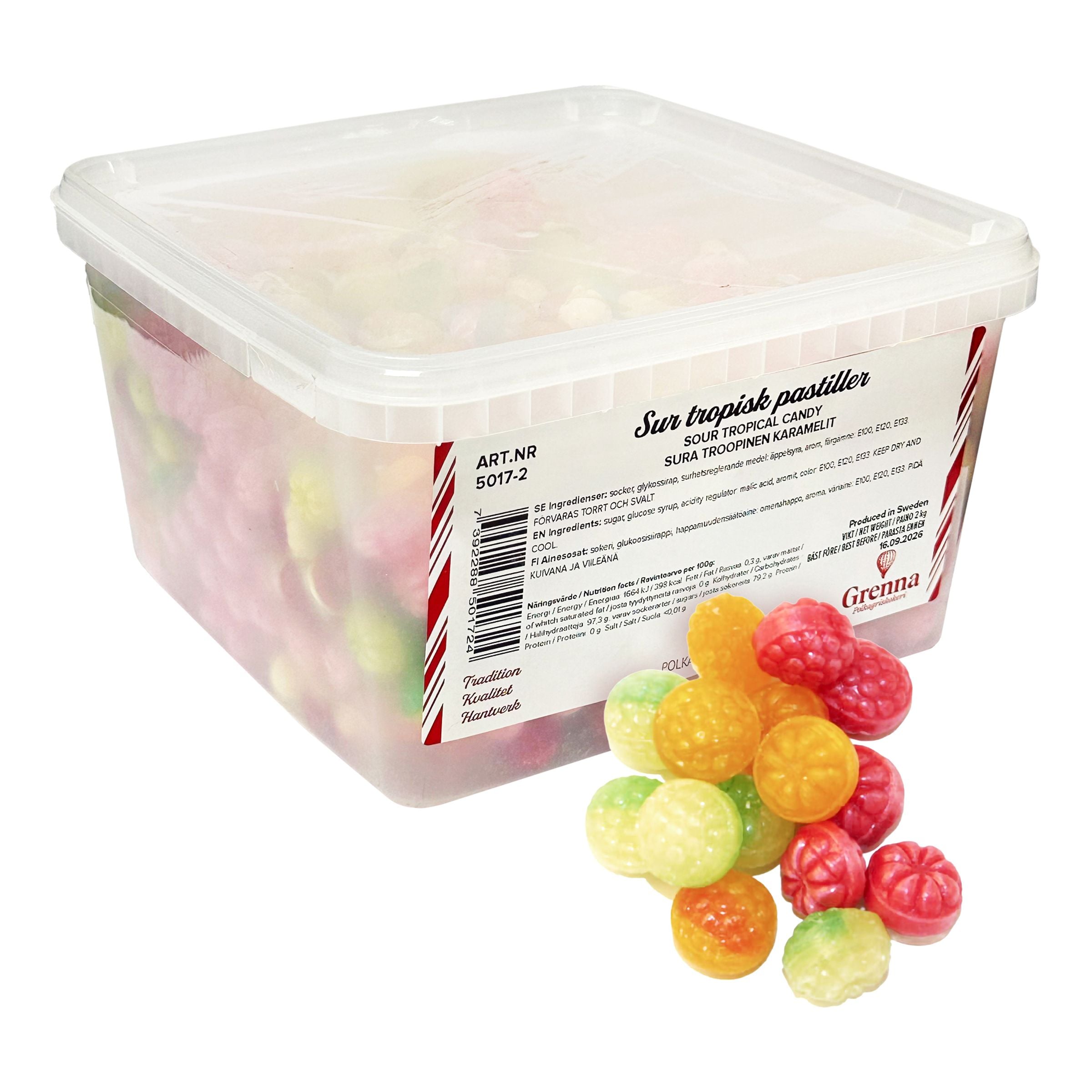 Grenna Sur Tropisk Blandning Storpack - 2 kg