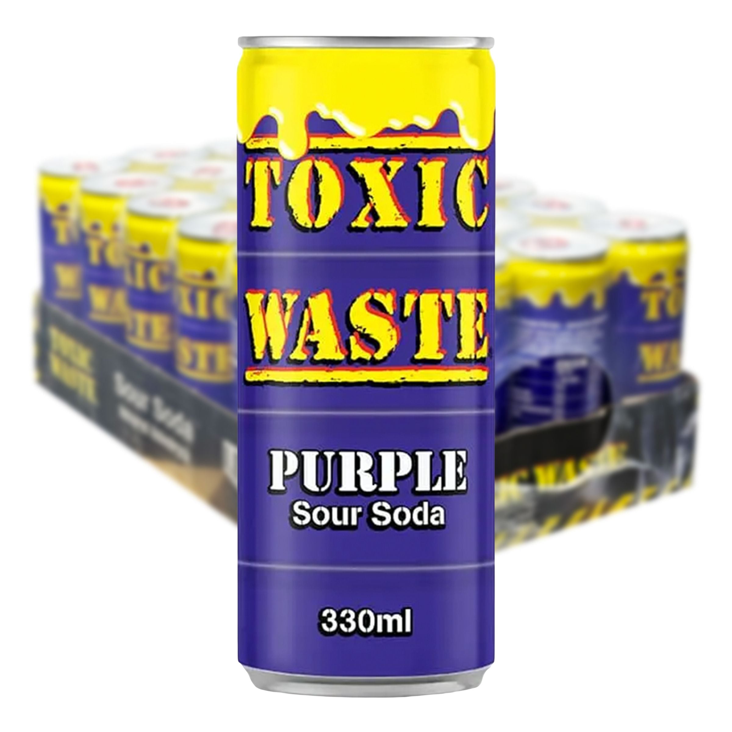 Toxic Waste Soda Purple Storpack - 24 x 33 cl