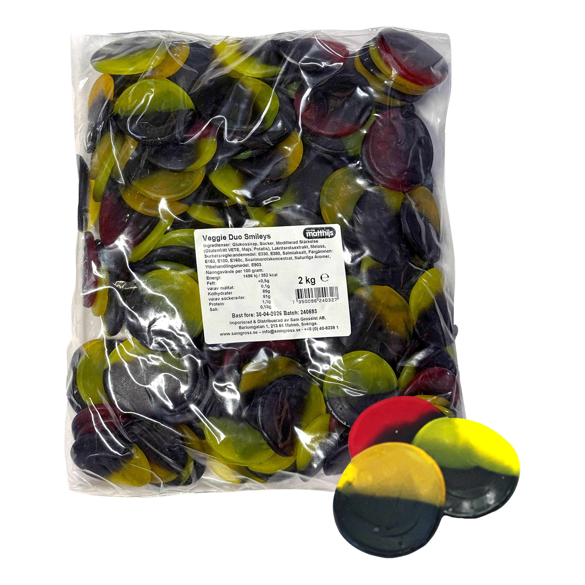 Duo Smileys Storpack - 2 kg