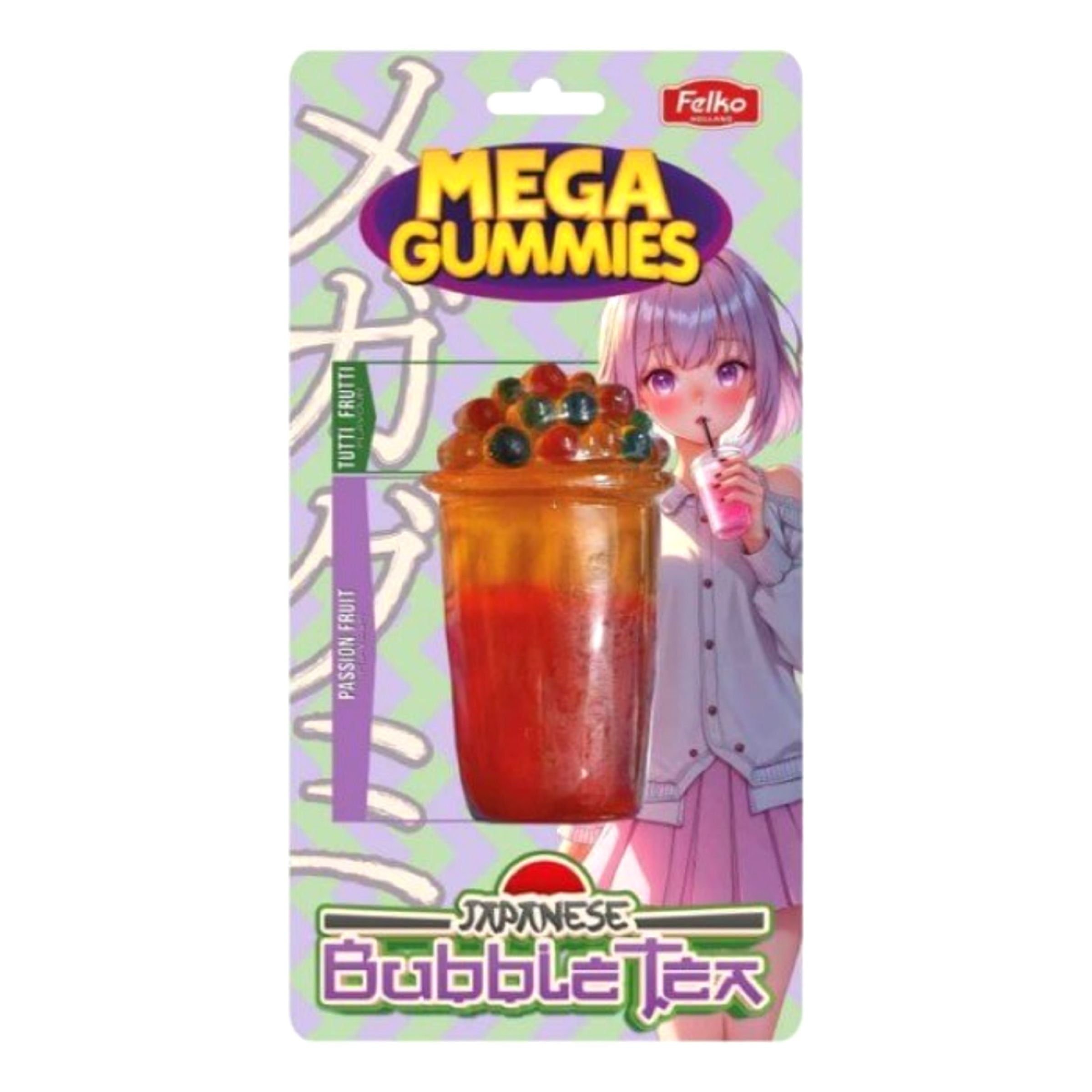 Felko Mega Gummies Japanese Bubble Tea - 120 g