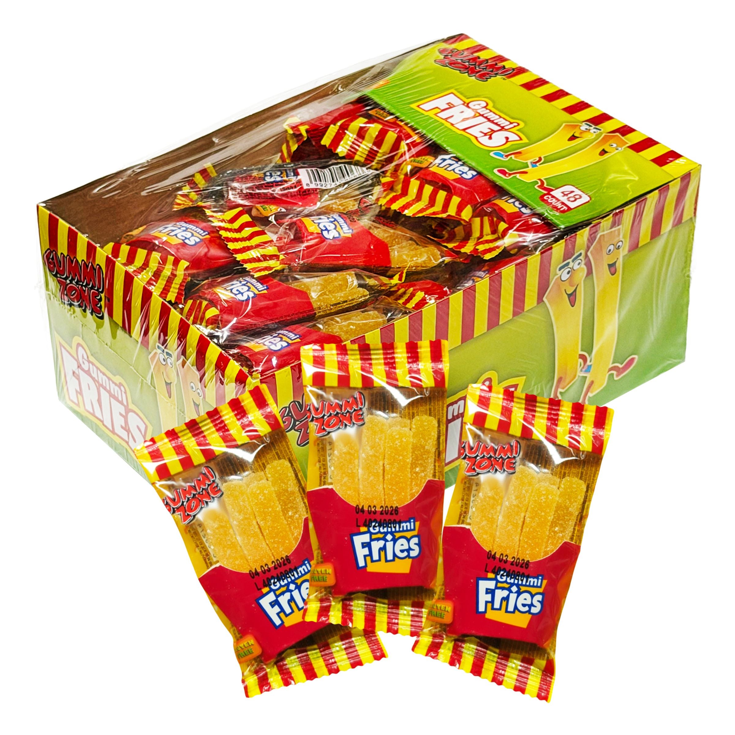 Gummi Zone Gummi Fries Storpack - 48 x 15 g