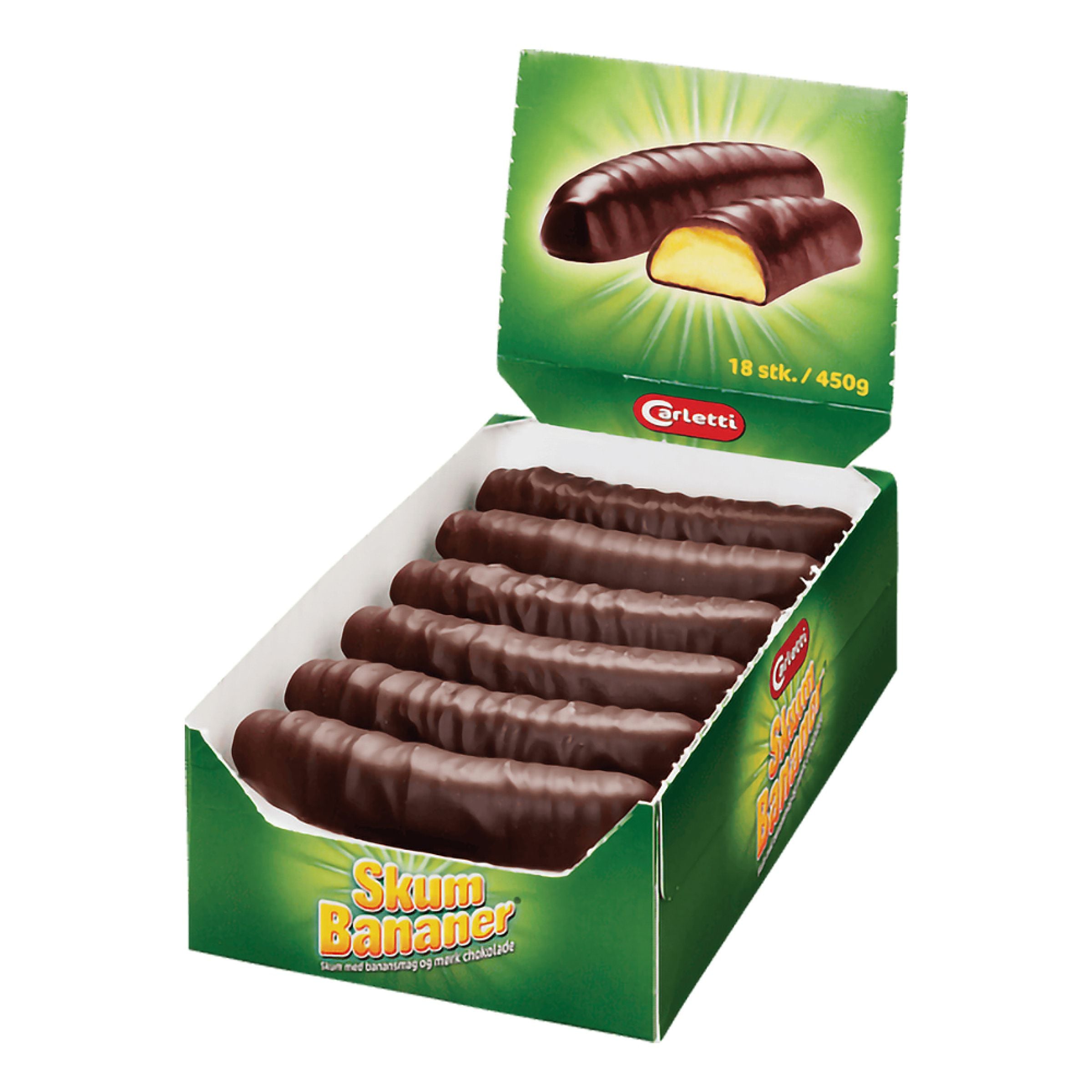 Carletti Skumbananer Storpack - 18 x 25 g