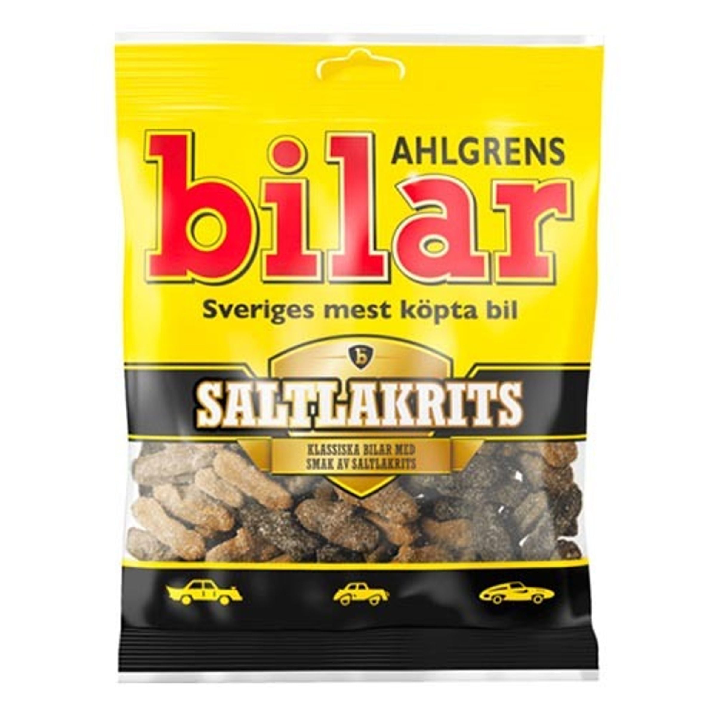 Ahlgrens Bilar Saltlakrits - 100 g
