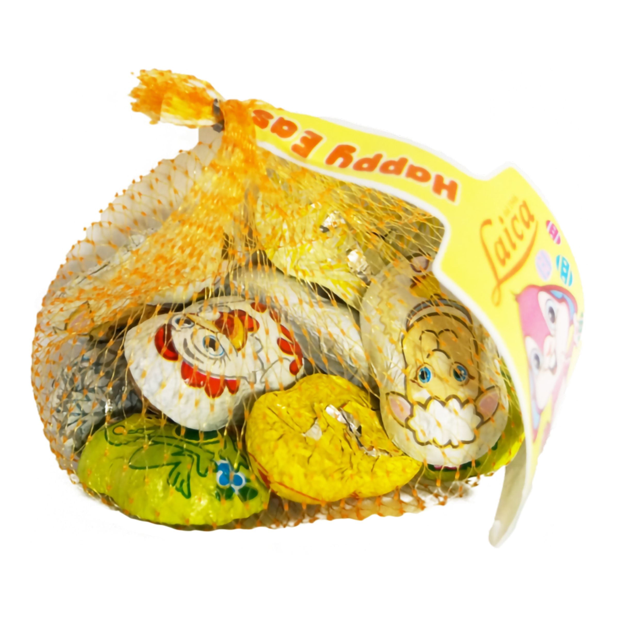 Fyllda Påskfigurer i Nät - 70 g