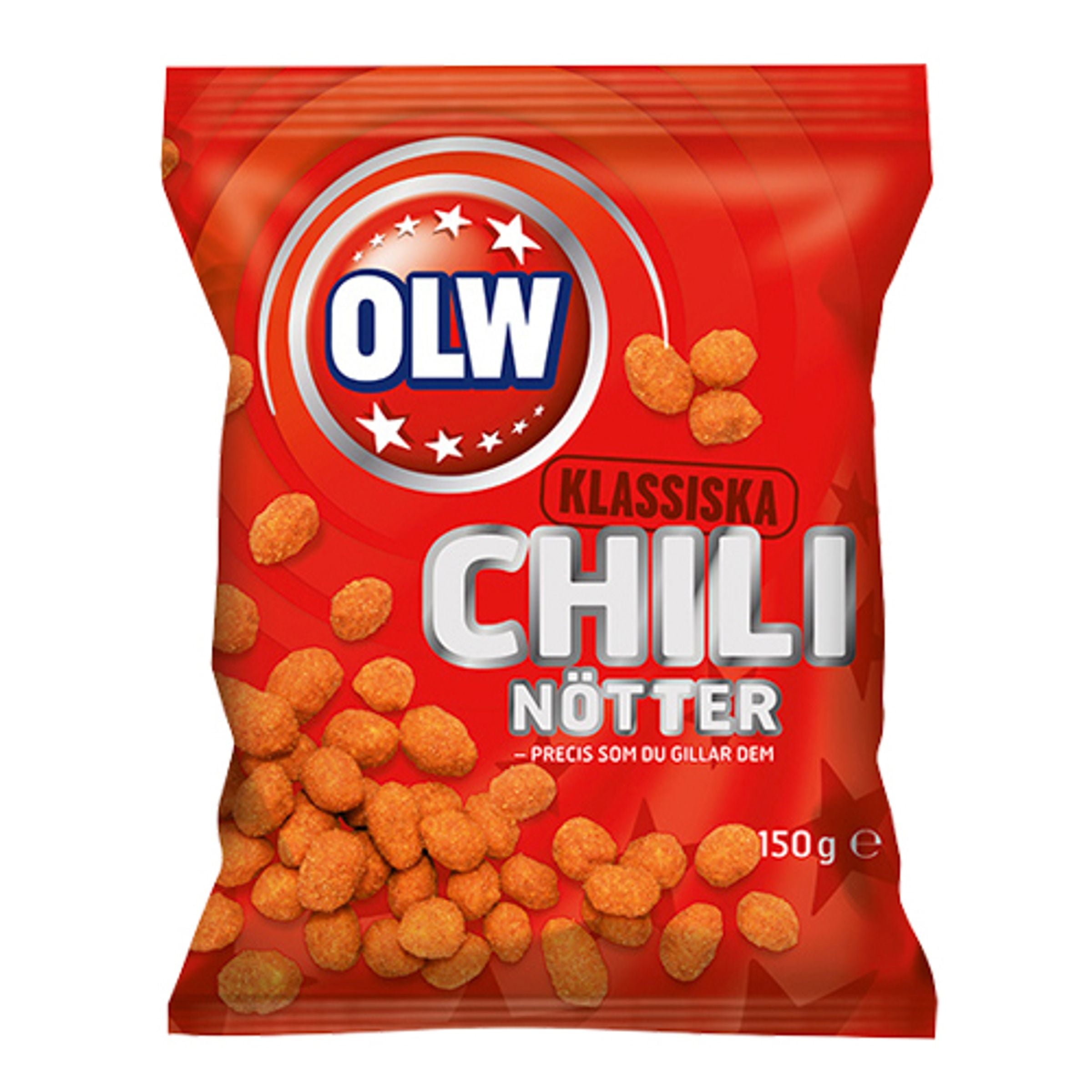 OLW Chilinötter - 150 g