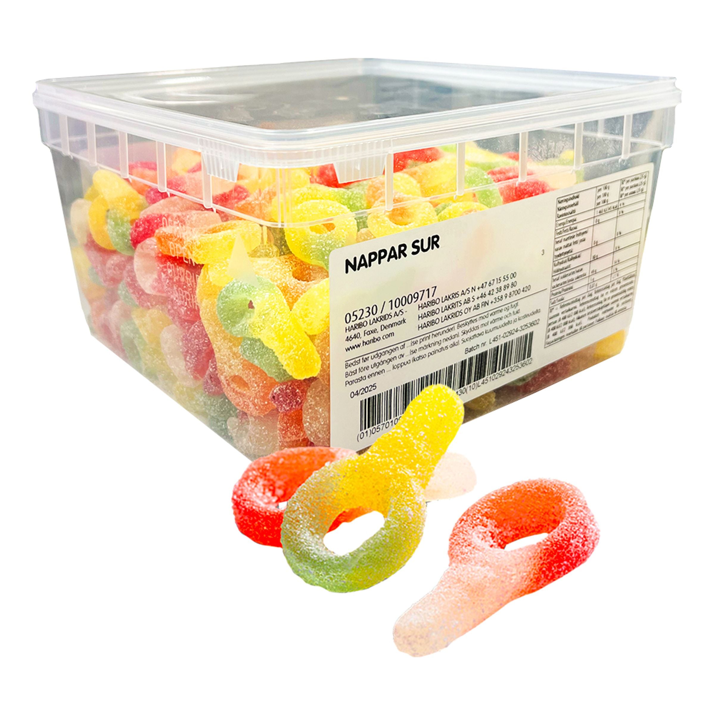 Haribo Sura Nappar Storpack - 2 kg