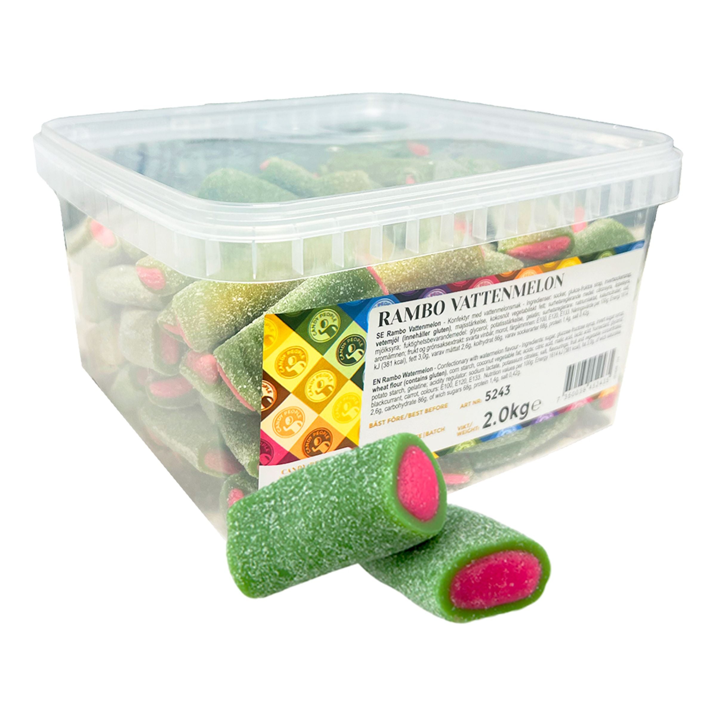 Rambo Melonstubbar Sura Storpack - 2 kg