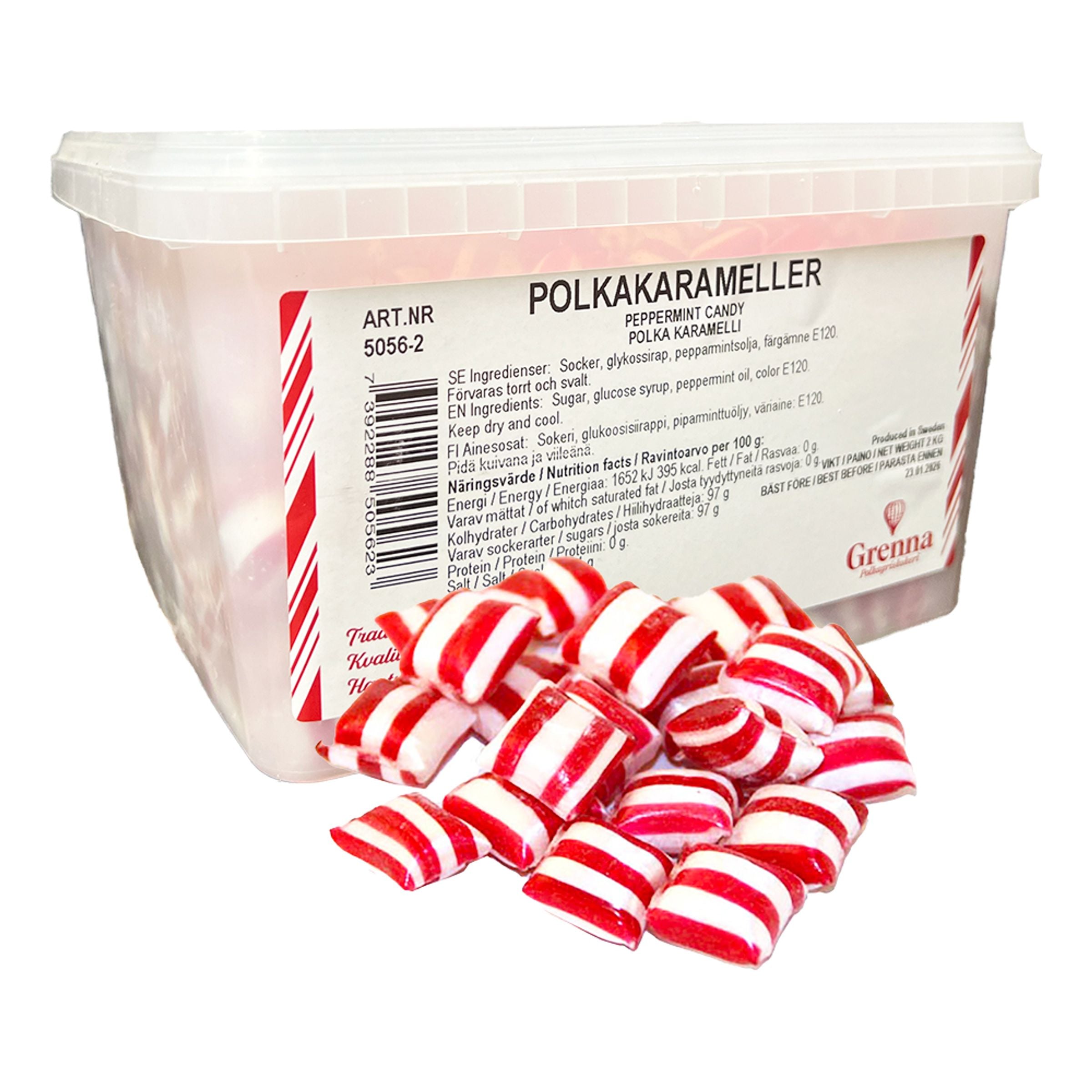 Grenna Äkta Polkakarameller Storpack - 2 kg