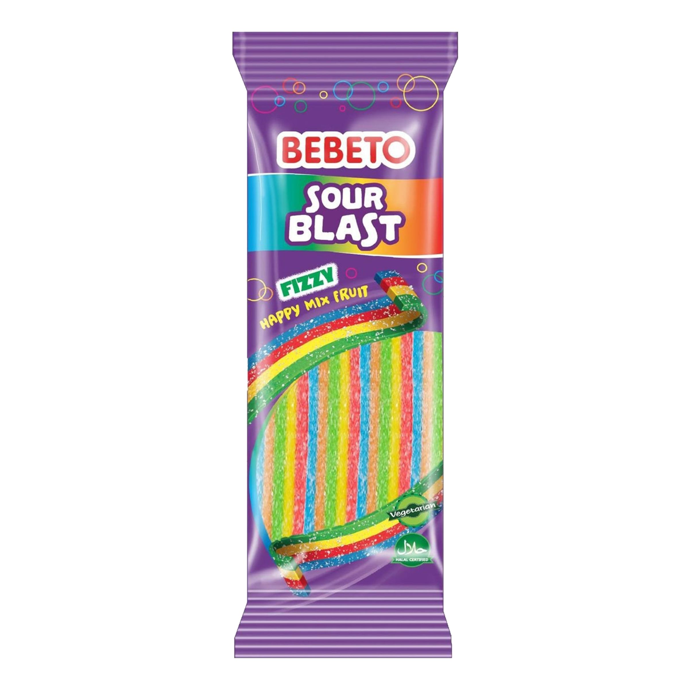 Wacky Sticks Sour Blast Fruit - 180 g