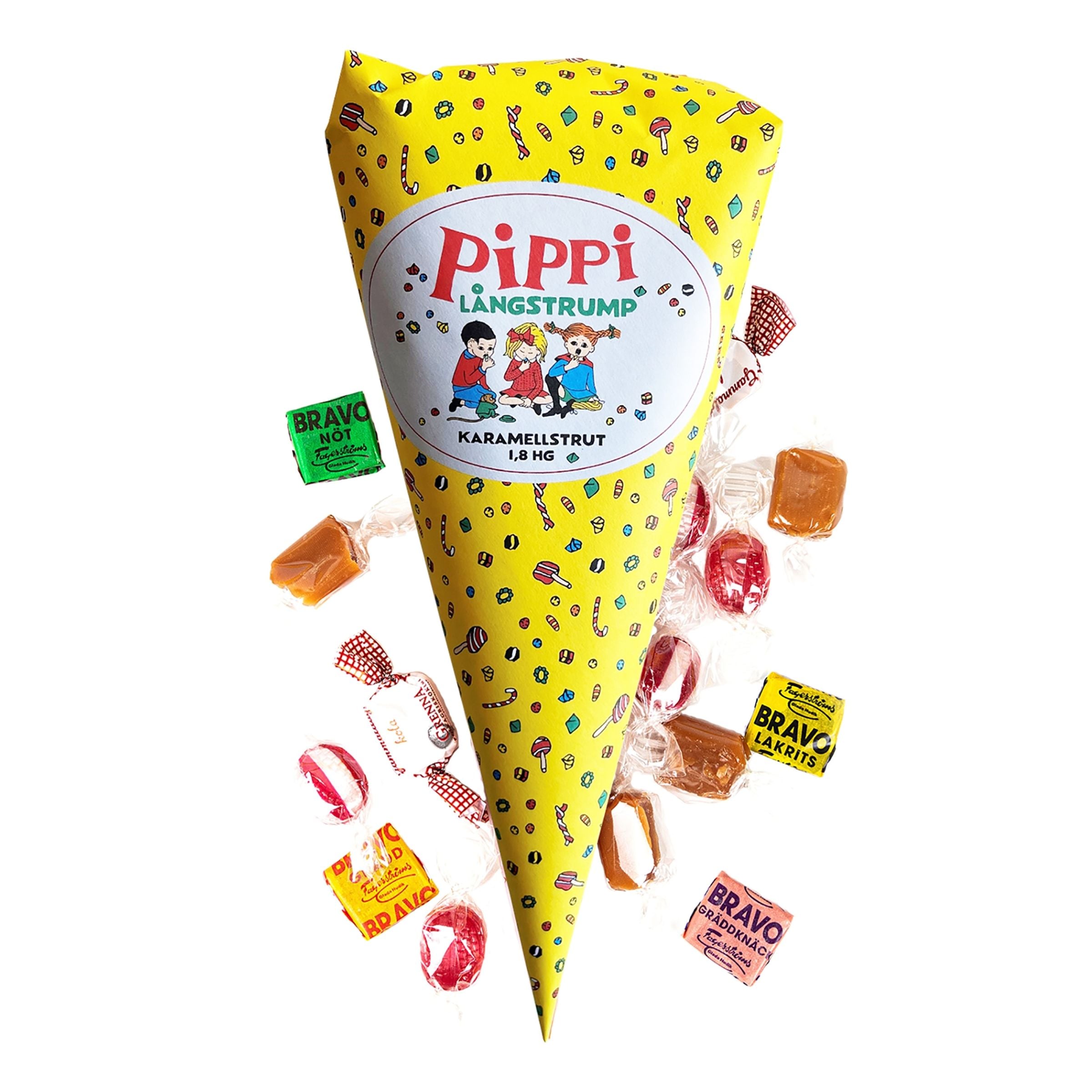 Pippi Långstrump Godisstrut - 180 g