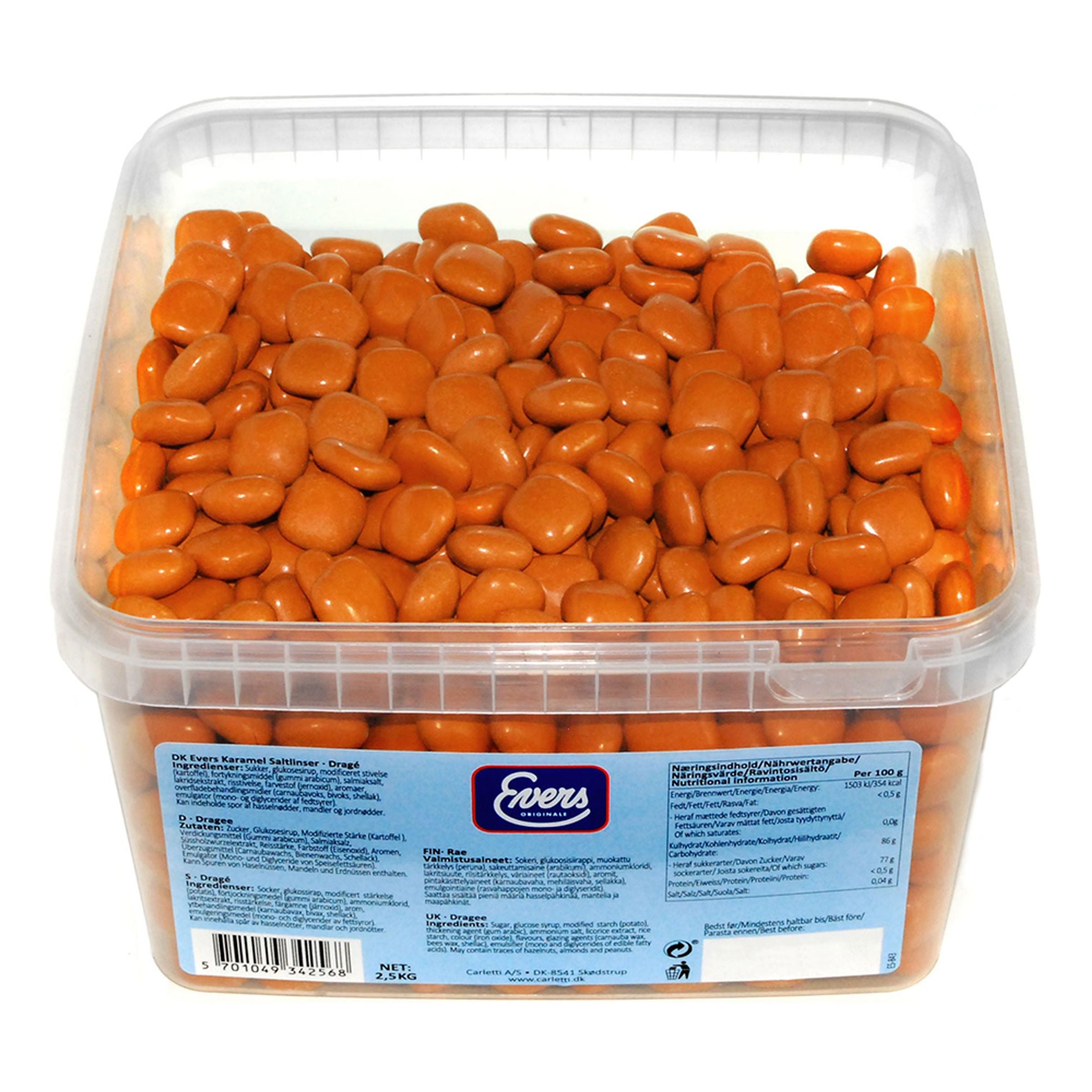 Carletti Kola Saltlinser Storpack - 2,5 kg