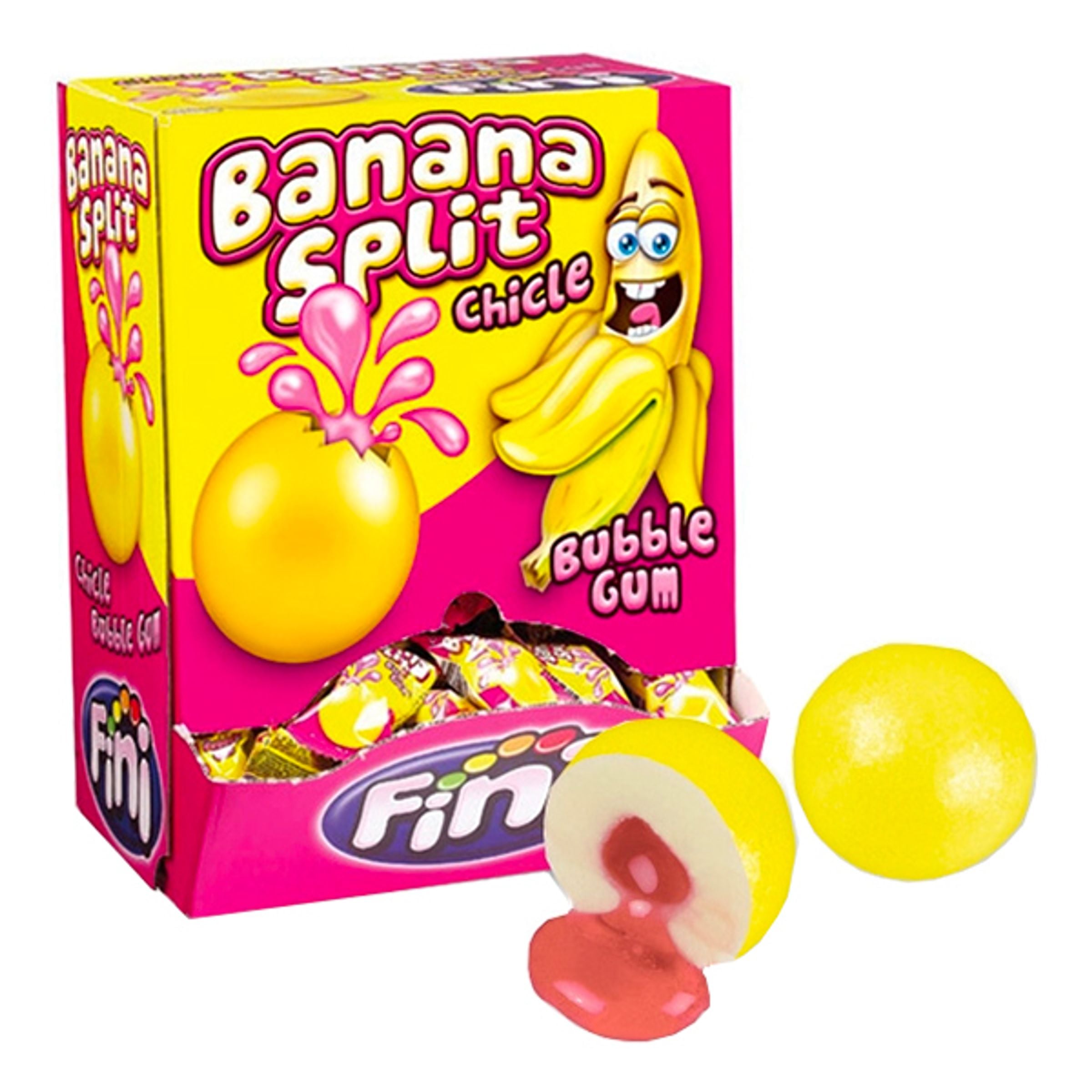 Banana Split Tuggummi Storpack - 1 kg